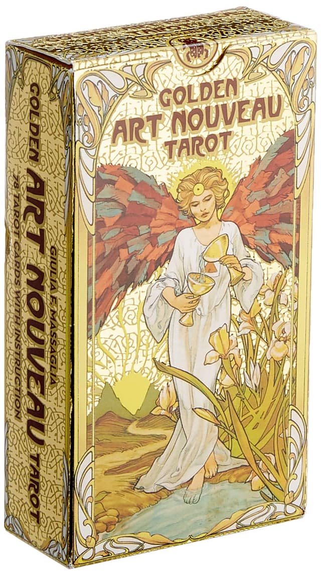 Golden Art Nouveau Tarot preview 1