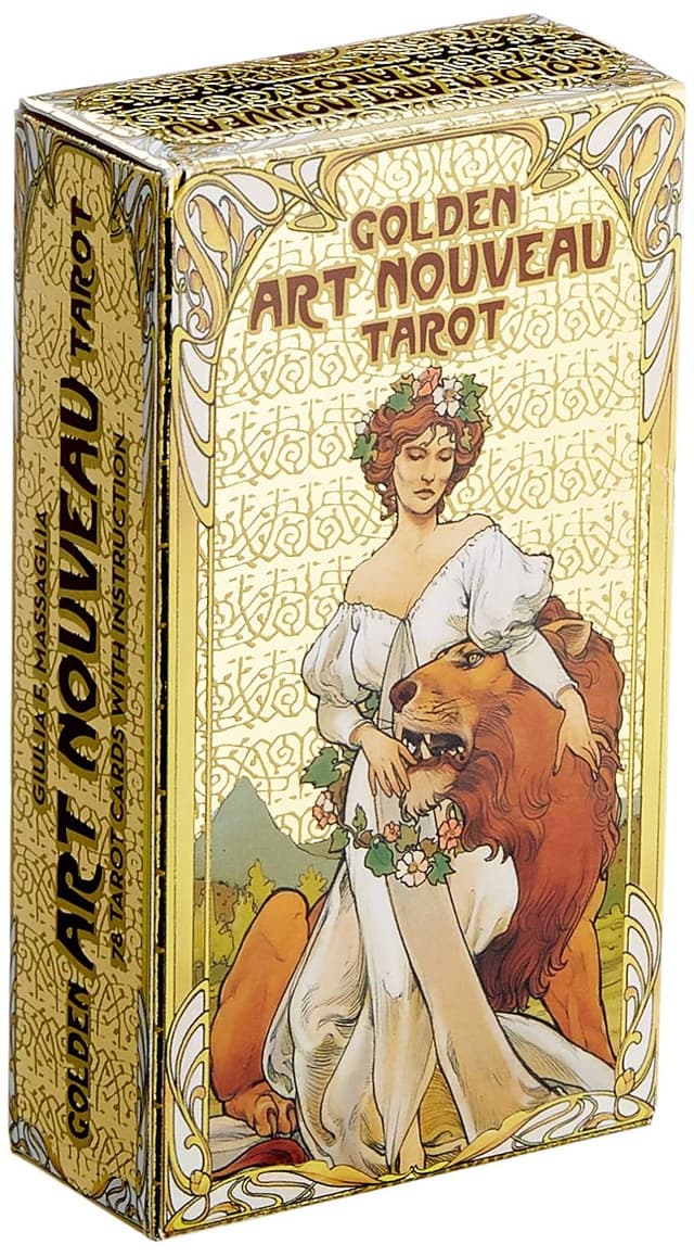 Golden Art Nouveau Tarot preview 2